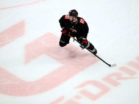 Раскатка «Авангарда» перед матчем с «Металлургом»