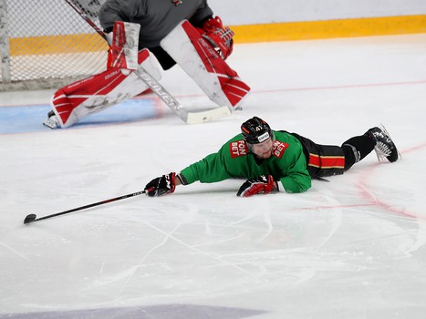 Раскатка «Авангарда» перед матчем с «Амуром»