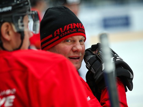 Раскатка «Авангарда» перед матчем со «Спартаком»