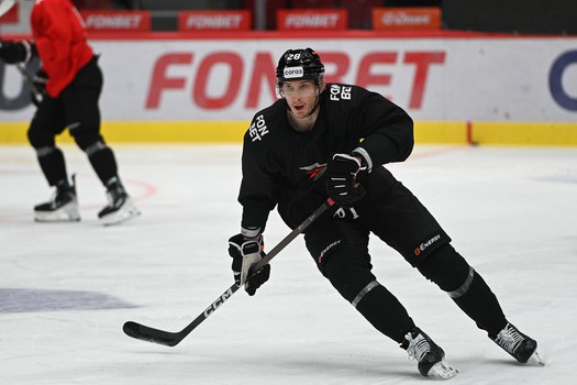 Раскатка «Авангарда» перед матчем с «Салаватом Юлаевым»