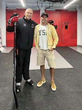 Тренировка «Авангарда» перед матчем с «Ак Барсом» в Дубае