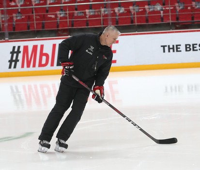 Раскатка «Авангарда» перед вторым матчем серии с «Салаватом Юлаевым»