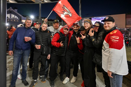 Фан-зона «Авангарда» в Городском саду