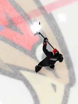 Раскатка «Авангарда» перед матчем с ЦСКА