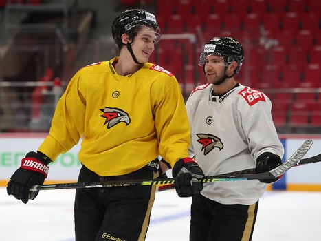 Раскатка «Авангарда» перед матчем с ЦСКА