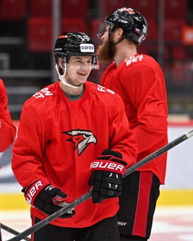 Раскатка «Авангарда» перед матчем с «Салаватом Юлаевым»