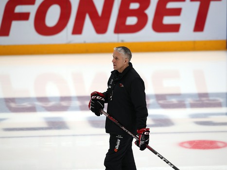 Раскатка «Авангарда» перед матчем с «Ак Барсом»