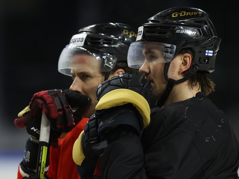 Тренировка «Авангарда» перед матчем с «Ак Барсом» в Дубае