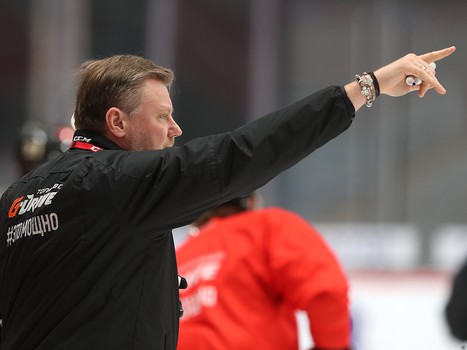 Раскатка «Авангарда» перед матчем с «Барысом»