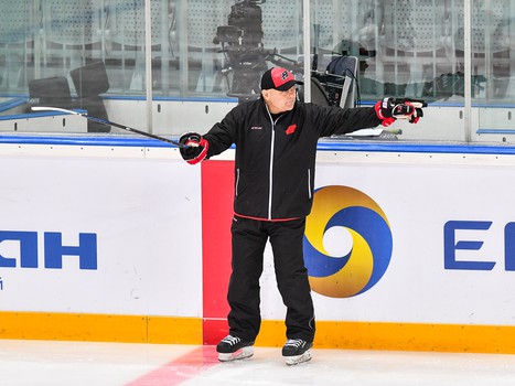 Раскатка "Авангарда" перед игрой с "Йокеритом"