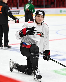 Раскатка «Авангарда» перед матчем с «Барысом»