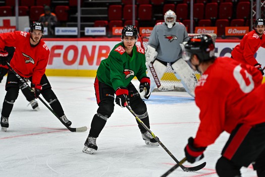 Раскатка «Авангарда» перед матчем с «Амуром»