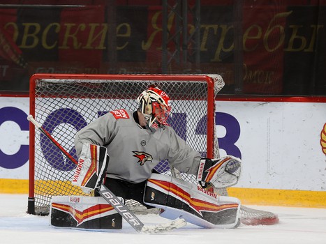 Тренировка «Авангарда» перед матчем с «Салаватом Юлаевым»