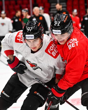 Раскатка «Авангарда» перед матчем с «Салаватом Юлаевым»