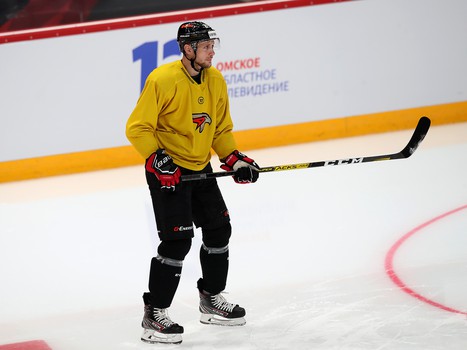 Раскатка «Авангарда» перед матчем с «Сибирью»