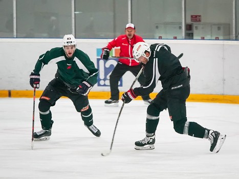 Открытая тренировка "Авангарда" для СМИ