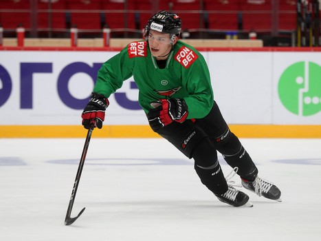 Раскатка «Авангарда» перед матчем с «Витязем»