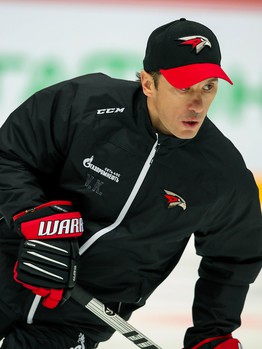 Раскатка «Авангарда» перед матчем с «Куньлунь Ред Стар»