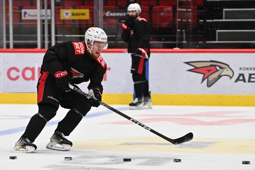 Тренировка «Авангарда» в Омске