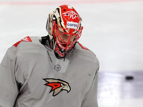 Раскатка «Авангарда» перед матчем с «Металлургом»