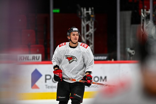 Тренировка «Авангарда» перед матчем с «Адмиралом»