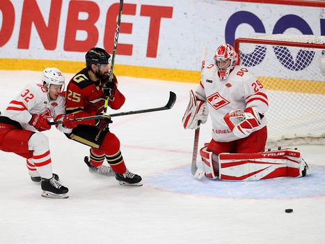 17.02.2022. Товарищеский матч. «Авангард» - «Спартак» 3:5