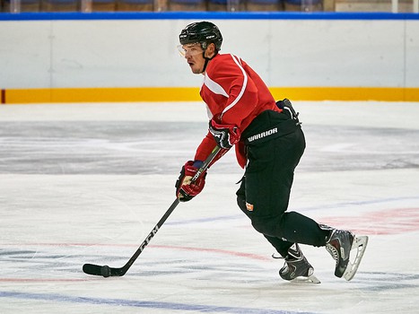 Раскатка "Авангарда" перед вторым матчем с "РоКи"