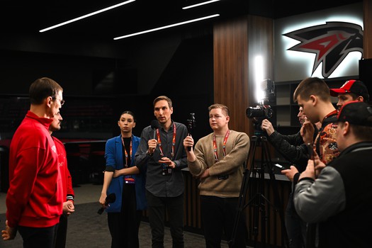 Открытая тренировка «Авангарда» для СМИ