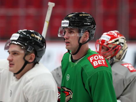 Первая тренировка Виктора Сведберга в «Авангарде»