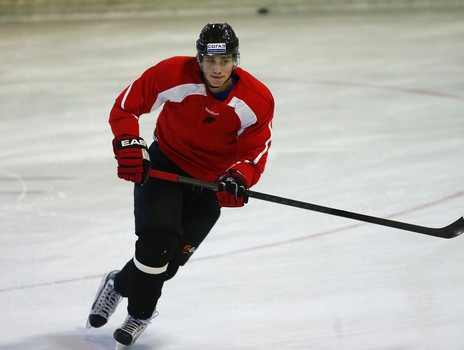 Раскатка перед первым матчем межсезонья в Фюссене