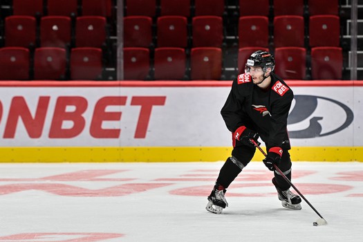 Раскатка «Авангарда» перед матчем с «Салаватом Юлаевым»