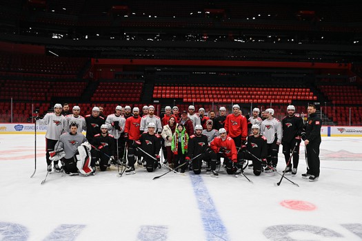 Тренировка «Авангарда» в Омске