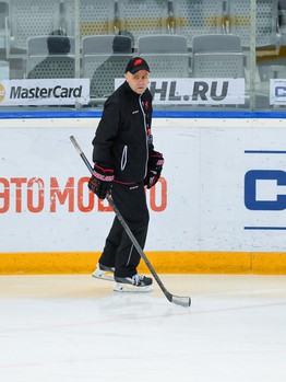 04.04.2016. Тренировка "Авангарда" на льду "Арены Омск"