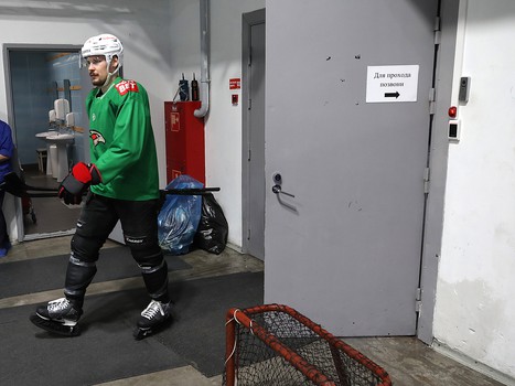 Тренировка «Авангарда» перед первым матчем серии с «Ак Барсом»