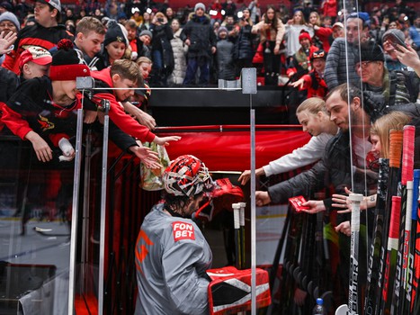 Открытая тренировка «Авангарда» перед плей-офф