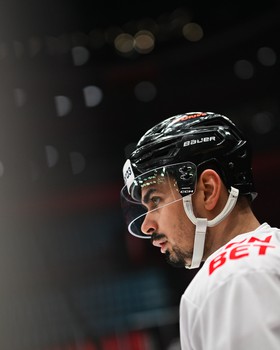 Тренировка «Авангарда» перед первым матчем серии с ЦСКА