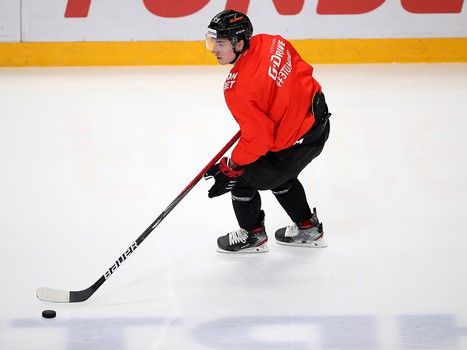 Раскатка «Авангарда» перед матчем с «Локомотивом»