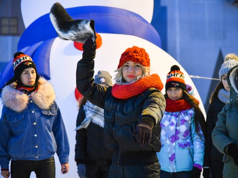 Выходные с «Авангардом» на городском катке на Бударина