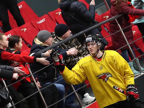 Открытая тренировка «Авангарда» для прессы и болельщиков