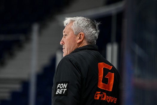 Раскатка «Авангарда» перед матчем в Ярославле