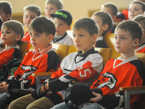 Экскурсия в Омский кадетский военный корпус для маленьких «ястребов»