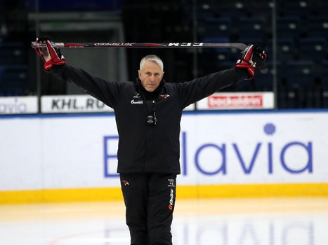 Раскатка «Авангарда» перед выездным матчем с минским «Динамо»