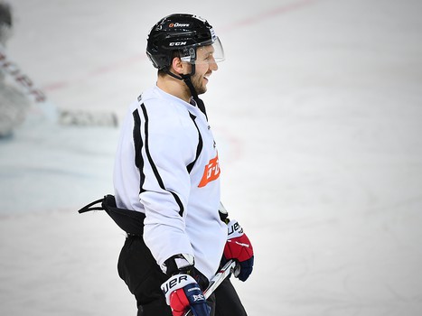 Раскатка "Авангарда" перед матчем с "Локомотивом"