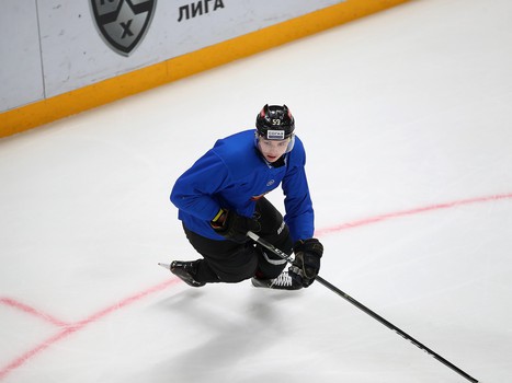 Раскатка «Авангарда» перед матчем с «Автомобилистом»