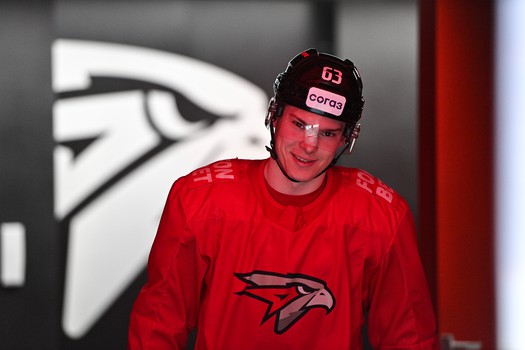 Раскатка «Авангарда» перед матчем с московским «Динамо»