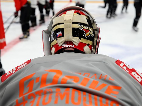 Тренировка «Авангарда» перед четвёртым матчем серии с «Металлургом»