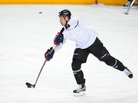 04.04.2016. Тренировка "Авангарда" на льду "Арены Омск"