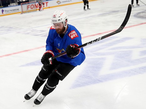 Тренировка «Авангарда» перед четвёртым матчем серии с «Металлургом»