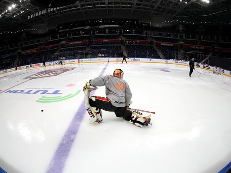 Раскатка «Авангарда» перед юбилейным матчем с «Ак Барсом»