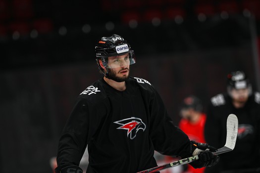 Раскатка «Авангарда» перед матчем с «Адмиралом»